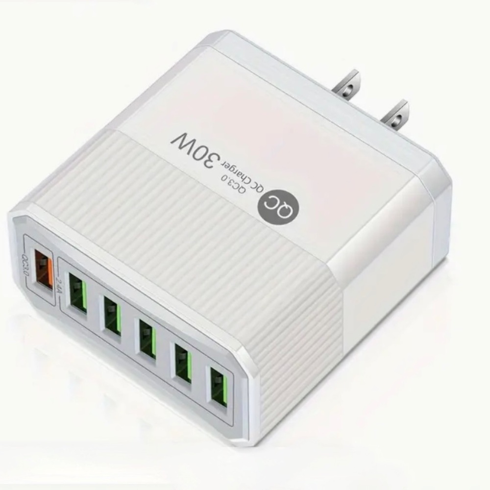 6 USB Ports Adapter for All Phones *Fast Charging*